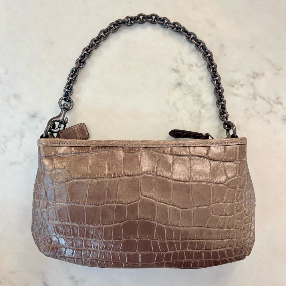 Coach Madison Mini Bag Croc Embossed - Picture 2 of 8